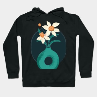 yellow sunflower in the vase Hoodie